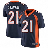 Nike Men & Women & Youth Broncos 21 Su'a Cravens Navy Alternate NFL Vapor Untouchable Limited Jersey,baseball caps,new era cap wholesale,wholesale hats